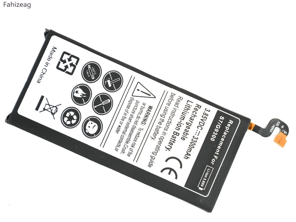 Fahizeag 5 шт. 3300 мАч EB-BG930ABE для Батарея Замена Батарея для Samsung Galaxy S7 G9300 sm-g930 G930V G930A G930T