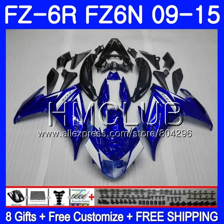 Корпус для YAMAHA FZ6N FZ6 R FZ6R 09, 10, 11, 12, 13, 14, 15 лет, 105HM. 0 FZ-6R FZ 6R 2009 2010 2011 2012 2013 обтекатель завод