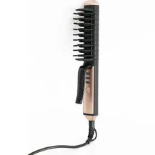 Профессиональный Выпрямитель для волос щетка расчешите волосы бигуди кудри Турмалин Керамика PTC Пресс Гребень Массажер Уход за волосами Инструменты для укладки