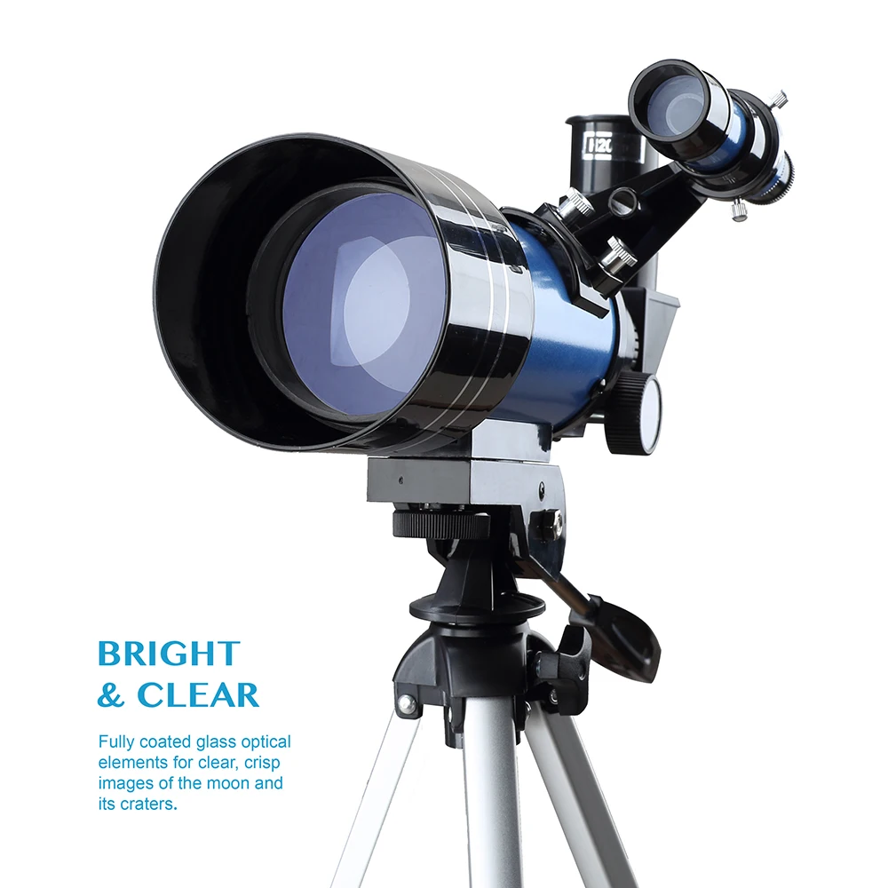 F30070M HD Astronomical Telescope With Tripod Phone Adapter Monocular Moon Bird Watching Kids Adults Astronomy Beginners Gift