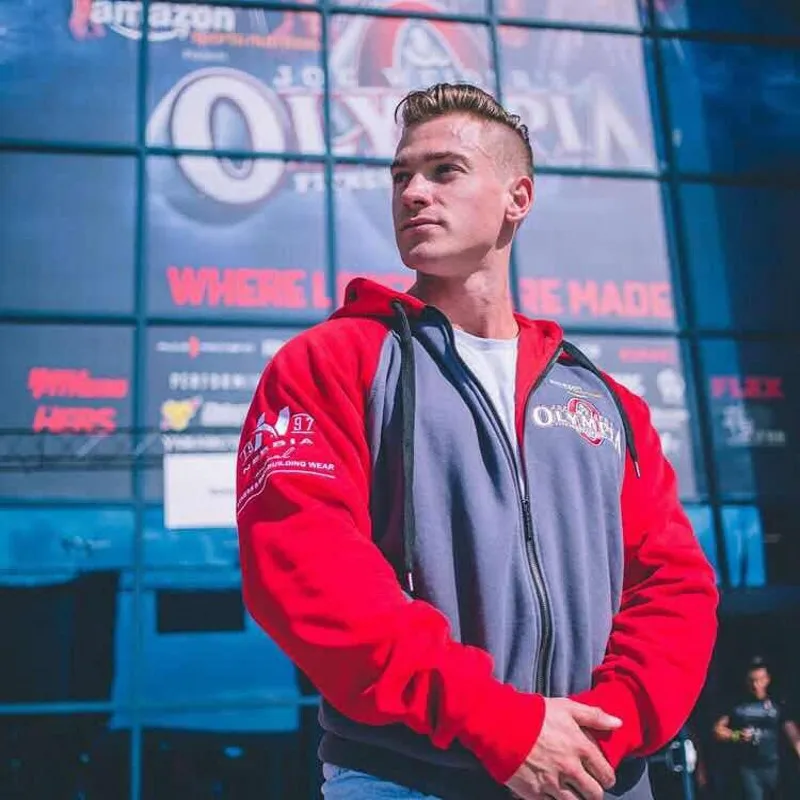 

Outdoor Sport Hooded Jacket Men Long Sleeved Sports Coat Streetwear Fitness Sweatshirt Tracksuit Gym Running Jackets Muscle Tops