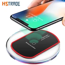 

HSTRADE Mini Qi Wireless Charger USB Charge Pad For iPhone X 8 Plus Samsung Galaxy S8 Plus S6 S7 Edge Note 5 8 Elephone P9000