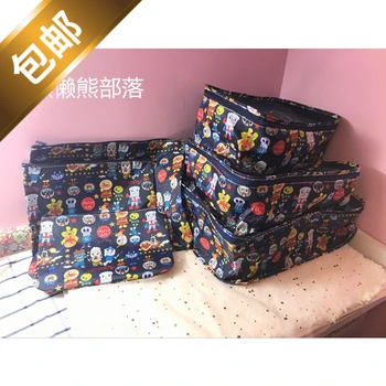

IVYYE 6Kits Anpanman Baikinman Fashion Anime Storage Bags Travel Bag Tote Foldable Handbags Luggage Pouch Unisex NEW