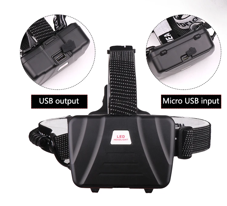 8000lm super brilhante xhp70.2 usb recarregável led