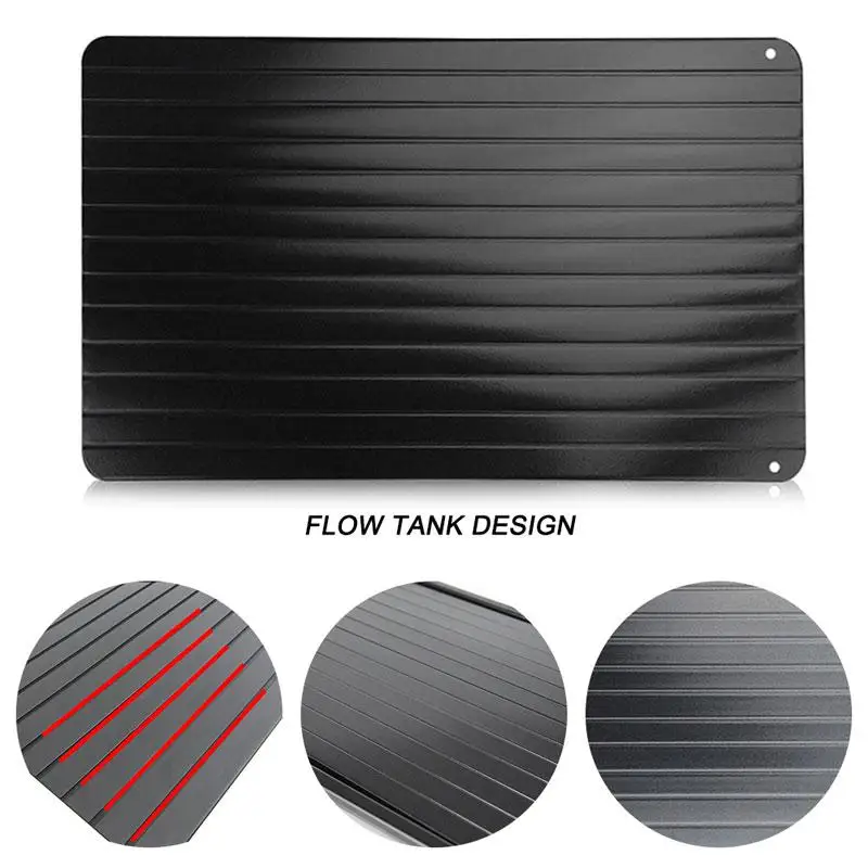 Defrosting Tray Fast Thaw Frozen Food Meat Fish Defrost Tray chopping board Rapid Safety Thawing Plate S M L