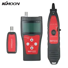 Многофункциональный ЖКД сетевой кабель тестер RJ11 RJ45 провода Длина Finder с 1 дистанционным адаптером и зажимом тестовая линия
