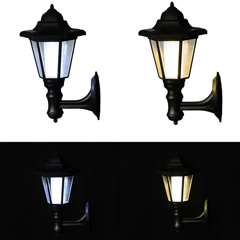 Solar Power LED Light Path Way Wall Landscape Mount Garden Fence Lamp Outdoor | Освещение
