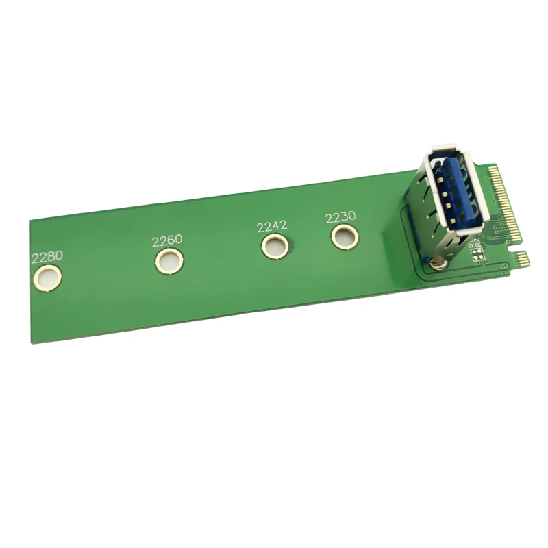 

10 шт. NGFF M.2 к PCI-E X16 слот для трансферной карты Mining Pcie Riser Card для 2242/2230/2260/2280 мм M2 NGFF riser Extension Card