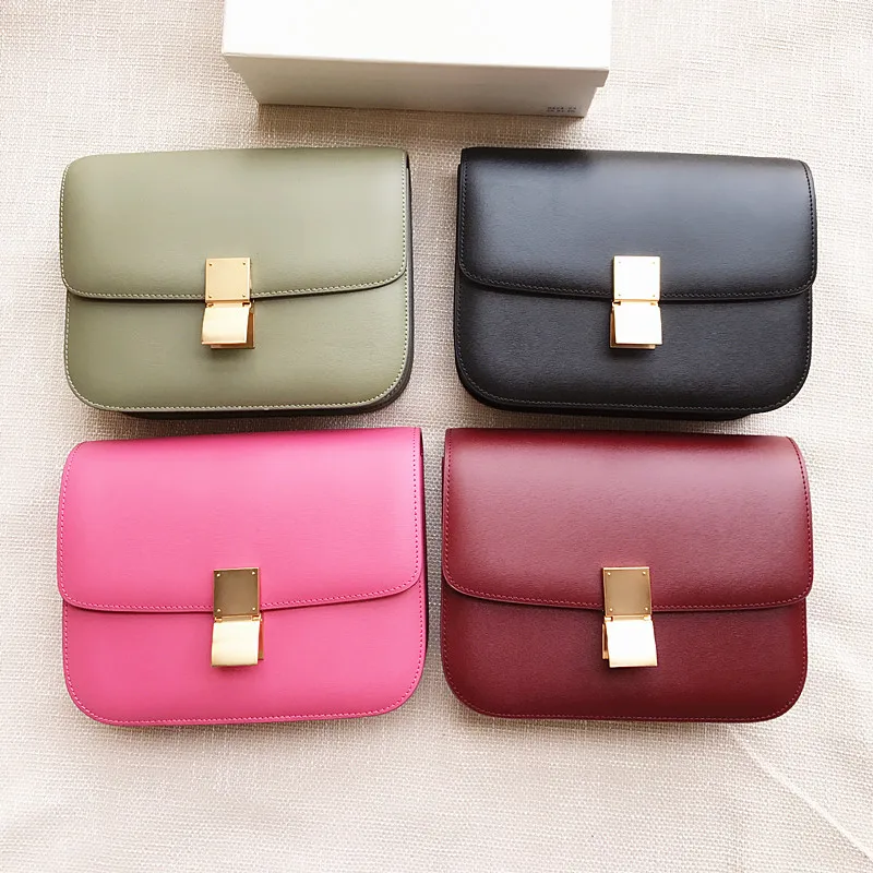 

2019 new high-end custom women's flip bag leather retro bag female shoulder bag fashion Messenger bag