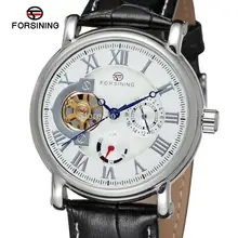 FSG800M3S7 Forsining new arrival Automatic original men’s fashion watch with black genuine leather strap with gift box