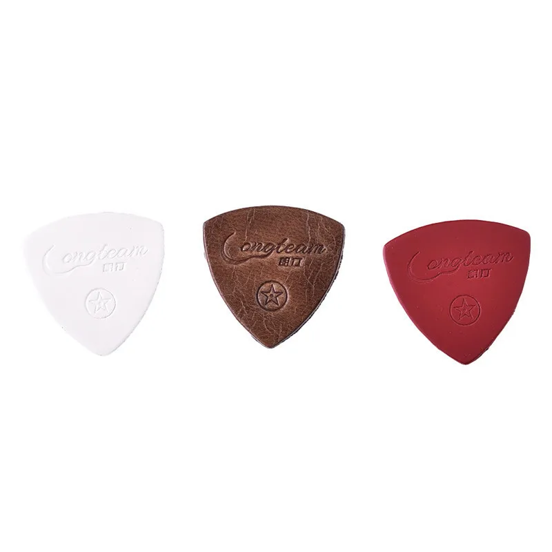 Набор гитарных кирок из овечьей кожи набор для укулеле 3 шт.|guitar picks|wholesale guitar