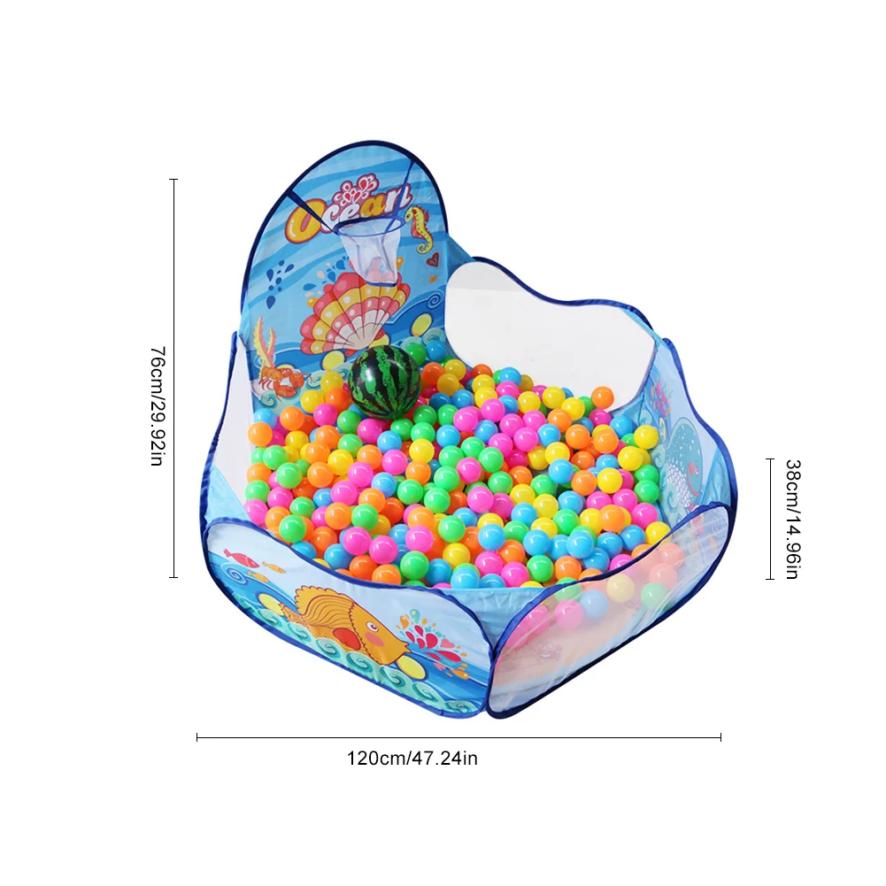 Новый открытый игрушка детская игрушка Ocean мультфильм съемки морской шар океан пул складной детская игровая палатка