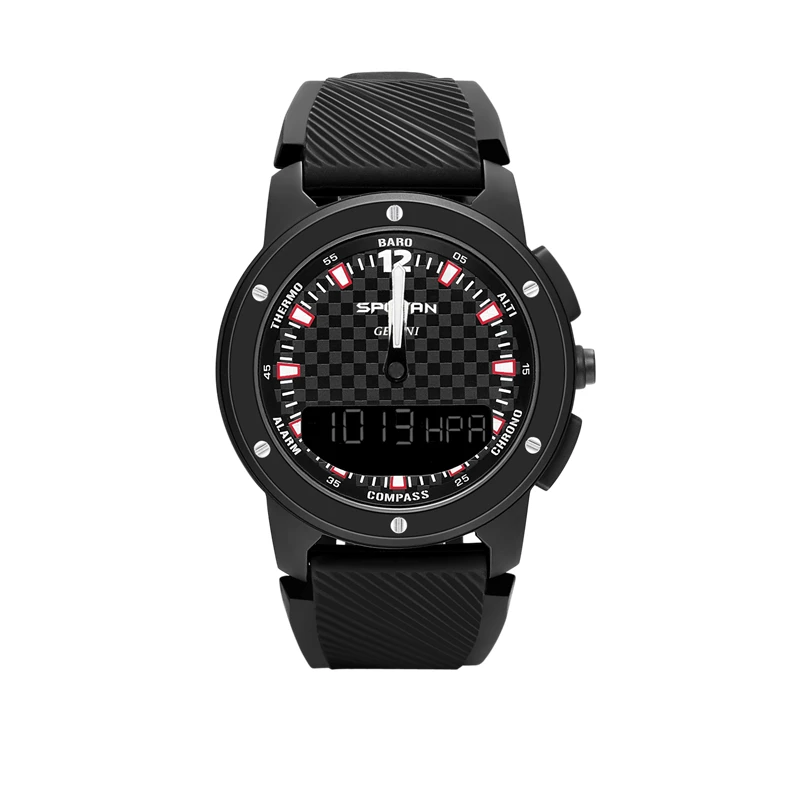 Reloj Hombre SPOVAN, роскошные брендовые часы, мужские спортивные наручные часы с двойным дисплеем, силиконовые часы, мужской светодиодный Saat Relogio Masculino