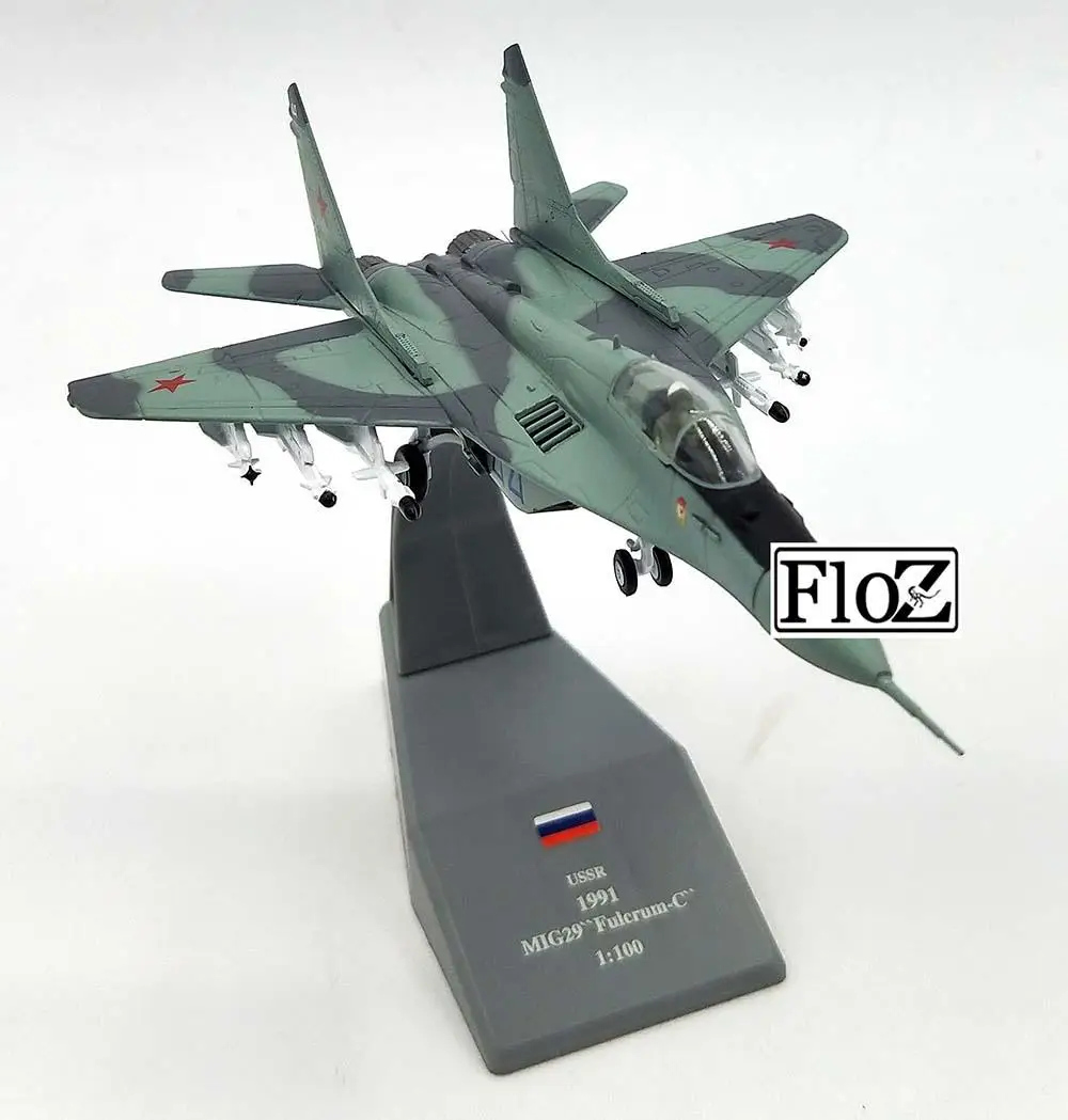 Mig 29 Fulcrum C 1/100 литье под давлением модель самолета Mikoyan советский| |