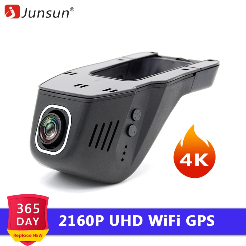 

Junsun S690 4K WiFi Car DVR Camera NTK 96660 2160P Dashcam Video Recorder Registrator GPS Tracking Night Version Parking Monitor