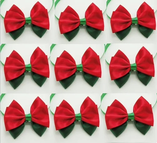 

100pc/lot Christmas Holiday Dog Bow Ties Cute Neckties Collar Pet Puppy Dog Cat Ties Accessories Grooming Supplies CP08