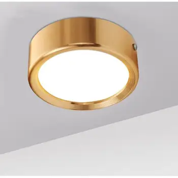 

Dragonpad LED No Trepanning Thin Downlight Ceiling Lamps Gold Ceiling lighting Modern 5W 7W 9W 12W Living Room Spotlight