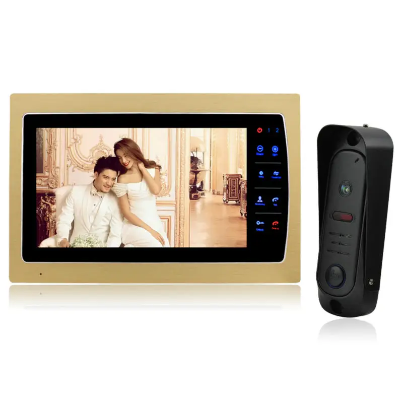 Homefong 7 Touch Button Video font b Door b font Phone Intercom 1200TVL CMOS 1 3