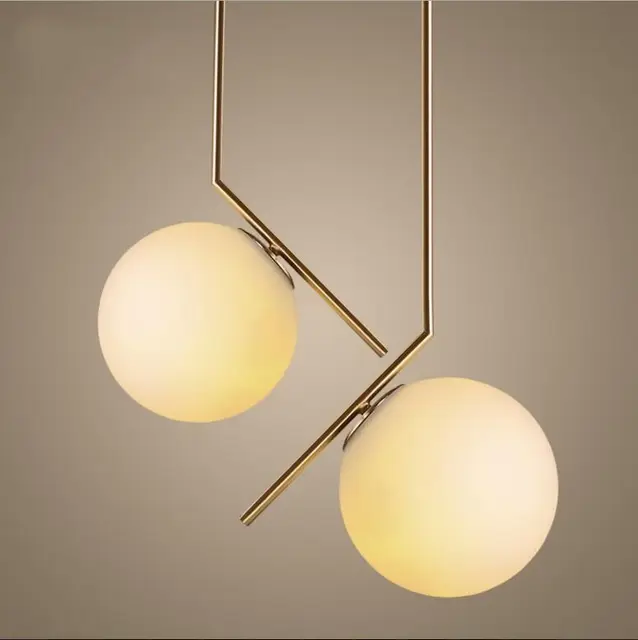aliexpress.com : acquista lampada a sospensione sfera di vetro ... - Lampade Sospensione Camera Da Letto aliexpress.com : acquista lampada a sospensione sfera di vetro ... - Lampade Sospensione Camera Da Letto