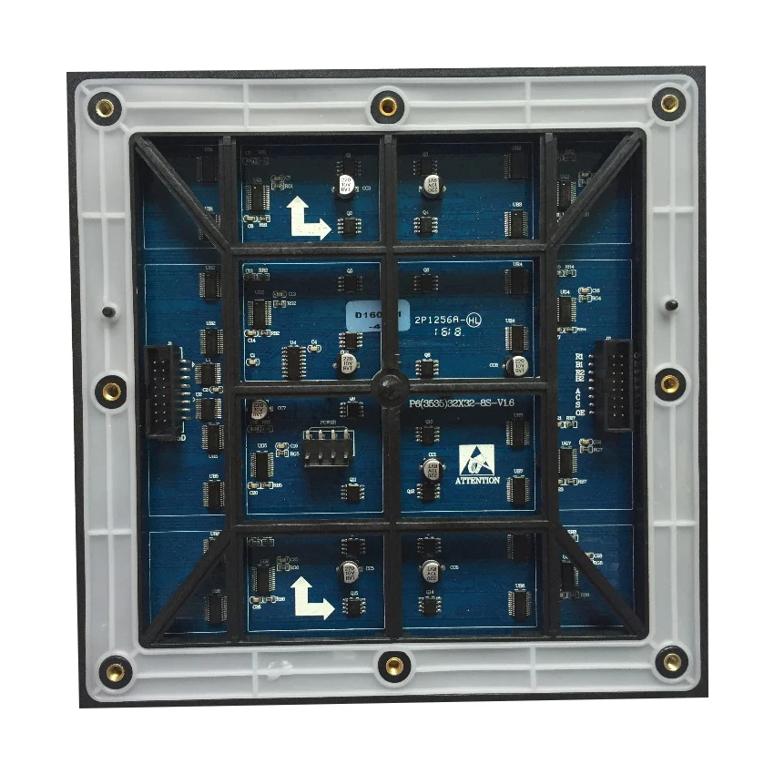Высококачественный светодиодный экран p6 HD уличный светодиодный модуль 32*32 пикселей 1/8 сканирование 192*192 мм для Светодиодная панель видео настенная реклама