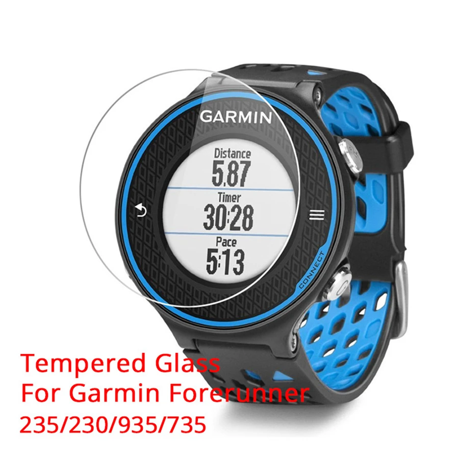 Защитная пленка для экрана Garmin Forerunner 235 из закаленного стекла 9H для смарт-часов Garmin 235 935 230 735