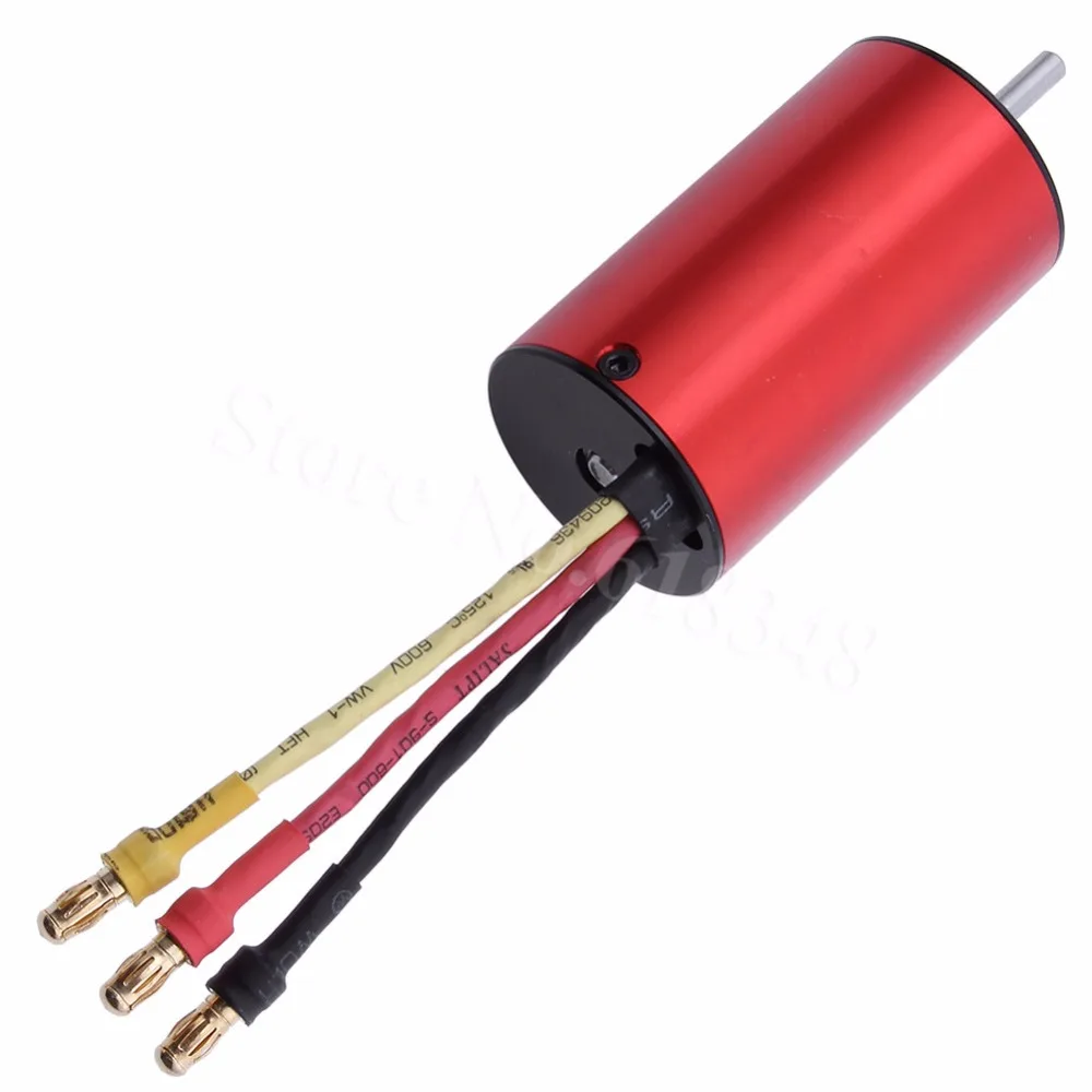 2848 бесщеточный двигатель внутренний ротор 4200KV 4 полюсный 3 175 мм ось для 1/12 1/14 RC