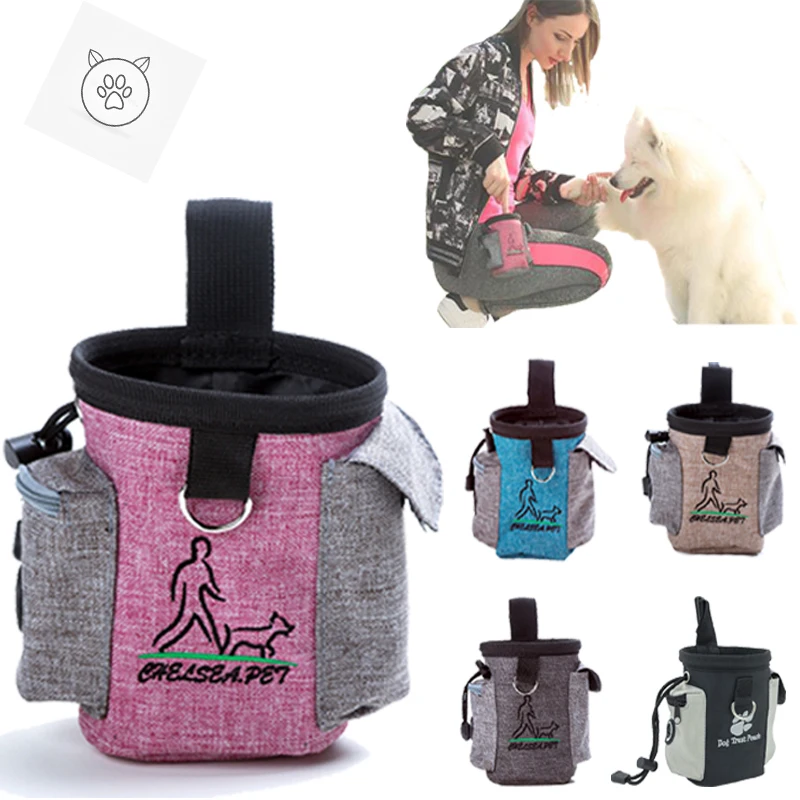 

SUPREPET Pet Dog Oxford Portable Pet Training Bag Small Puppy Training Bag Outdoor Feed Food Snack Garbage Waist Bag