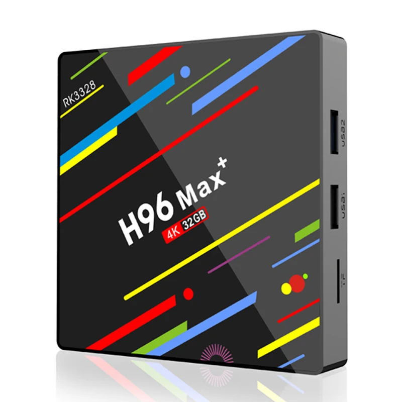 H96 Max+ Smart TV box Android 8.1 Support IPTV 4K 4GB RAM 32GB/64GB ROM USB 3.0 WiFi 2.4G/5G Media Player Set Top Box Family TV