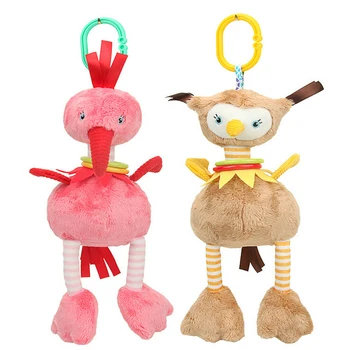 

Bird Baby Hanging Bed Safety Seat Plush Toy Hand Bell Multifunctional Plush Toy Stroller Mobile Gifts