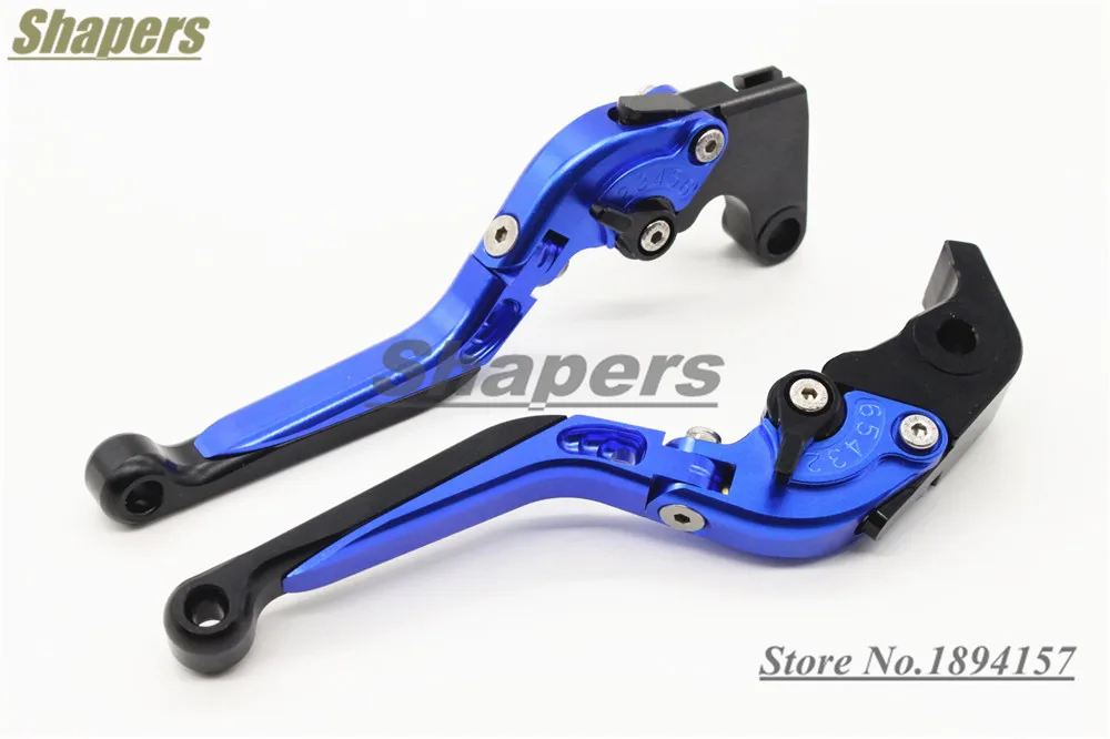 

For YAMAHA  YZF R1 2009-2014 Motorcycle Extending Brake Clutch Levers Extendable CNC Aluminum Blue+Black+Black