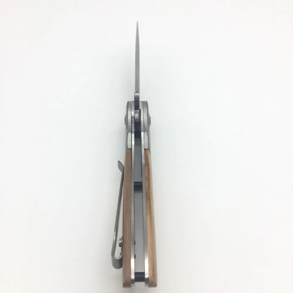 Новое поступление 9cr18mov лезвие сталь+ деревянная ручка Флиппер Складной нож Открытый Отдых Охота Карманные Ножи EDC инструмент