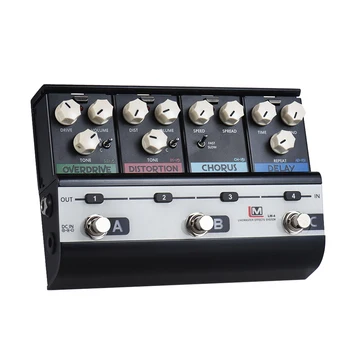 

BIYANG LiveMaster Series LM-4 Mainframe Unit Set with 4 Guitar Effect Pedals AD-151 Analog Delay
