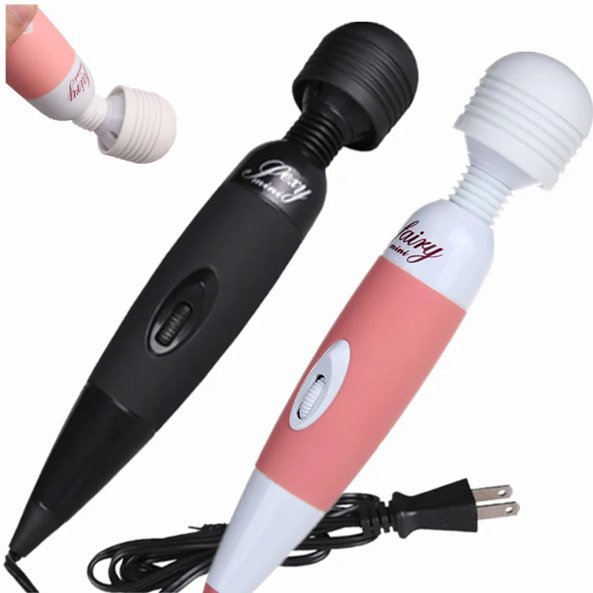

Fairy Mini AV Vibrator Clit Stimulation,Multi-Speed Magic Wand Massager Body Magic Massager Adult Sex Toy Pink Black Free by DHL