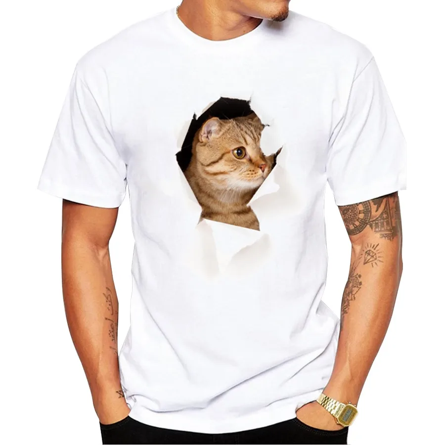 2018-Hot-Sales-Funny-French-Bulldog-Men-T-shirt-3D-Cute-Cat-Printed-t-shirts-Short (1)