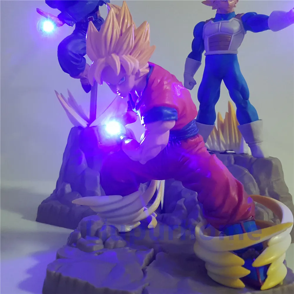 Lampara Dragon Ball Z Goku Vegeta trunks Супер Saiyan игрушки аниме Dragon Ball настольная лампа декор Освещение Сон Гоку светодиодный ночник