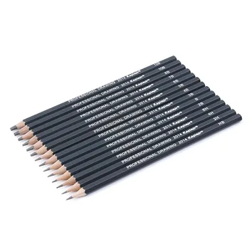 

Best Quality 14pcs/set 12B 10B 8B 7B 6B 5B 4B 3B 2B B HB 2H 4H 6H Graphite Sketching Pencils Professional Pencil Set for Drawing