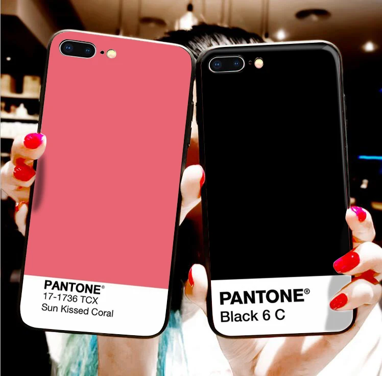 Индивидуальный Мягкий силиконовый чехол для телефона iPhone 7 7Plus X 6S 6 Plus DIY Pantone чехол для телефона для iPhone XS MAX XR 8 чистый цвет