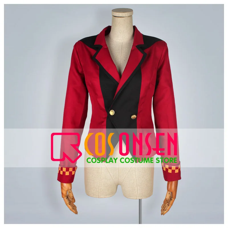 

COSPLAYONSEN Soul Catchers Shota Kamine Cosplay Costume Red Coat All Size
