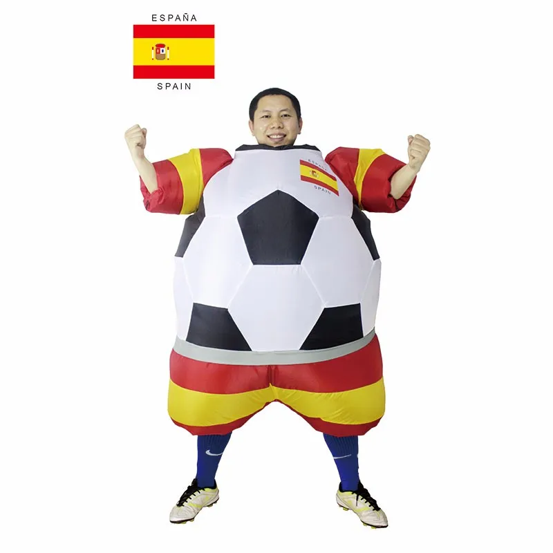 Adult Football Costumes World Cup Inflatable Outfit s Fancy Dress Blow Up Suits (1)