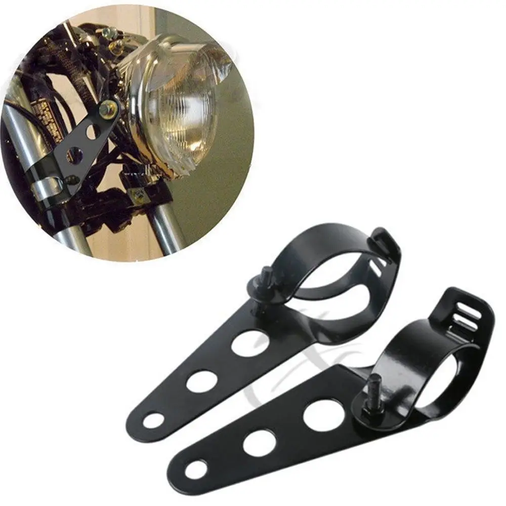 

Motorcycle Headlight Mount Bracket For Harley Honda Chopper Bobber Racer 35mm-43mm Fork Tube KZ 1000 1100 KZ550 KZ650 New