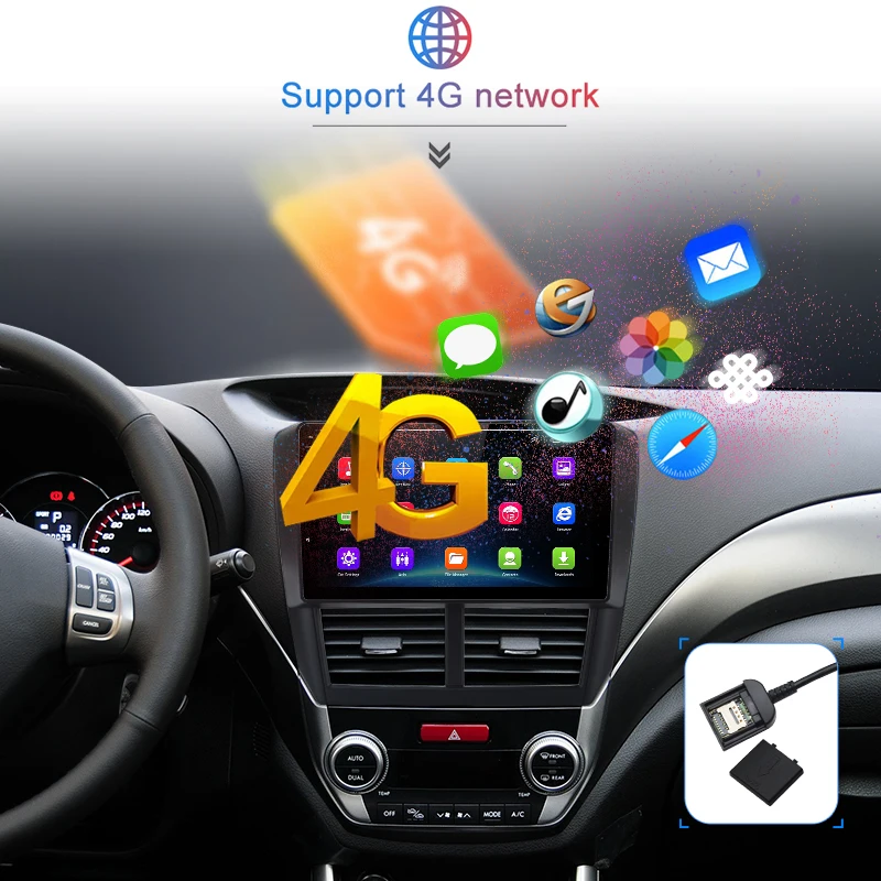 Junsun V1 2G+ 32G Android 8,1 автомобильный Радио Мультимедиа Видео плеер навигация gps для Subaru Forester 3 2007-2013 2 din Авто без dvd