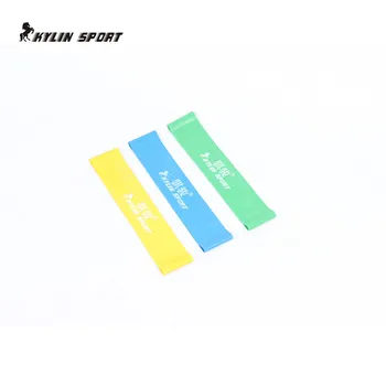 

free shipping Set of 3 combination latex resistance bands workout excercise pilates yoga bands loop wrist ankle elastic belt