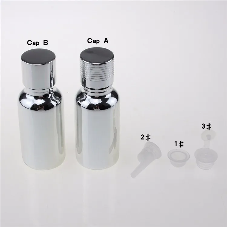 EBH21-20ml Silver Glass Bottle for essnential oil (1)