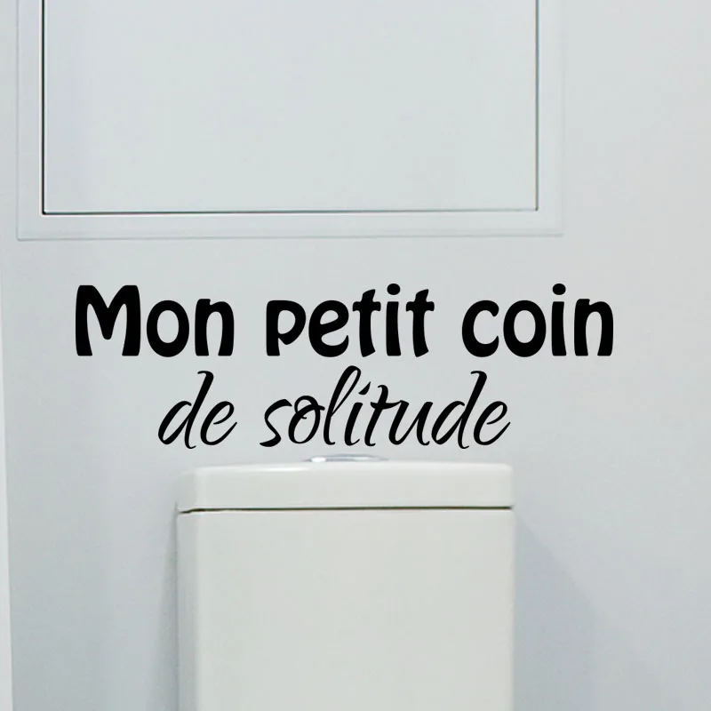 

French Vinyl Wall Sticker Mon Petit Coin de Solidute Art Wallpaper Poster Removable Mural Decal Home decor House DecorationGW041