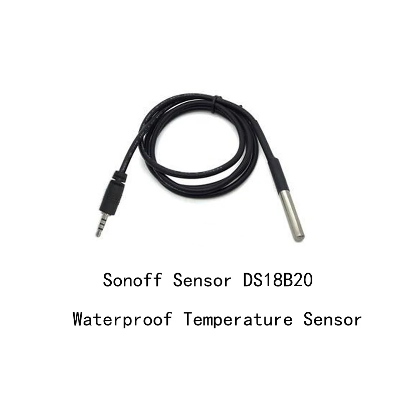 SONOFF TH10 TH16 WiFi умный домашний переключатель беспроводной пульт дистанционного управления контроль температуры и влажности светодиодный переключатель приложение eWelink - Цвет: Sensor DS18B20