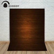 Allenjoy photographic background Wood grain brown backdrops baby newborn photo Excluding bracket 8×8
