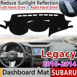 Для Subaru Legacy 2010 2011 2012 2013 2014 анти-скольжения мат приборной панели ковровые покрытия Зонт приборной аксессуары с покрытием WRX ИППП B4