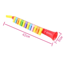 60 шт./лот 13 высококачественные клавиши с мелодиями Красочный музыкальный инструмент гармоника Pianica рот орган игрушечный музыкальный инструмент игрушки