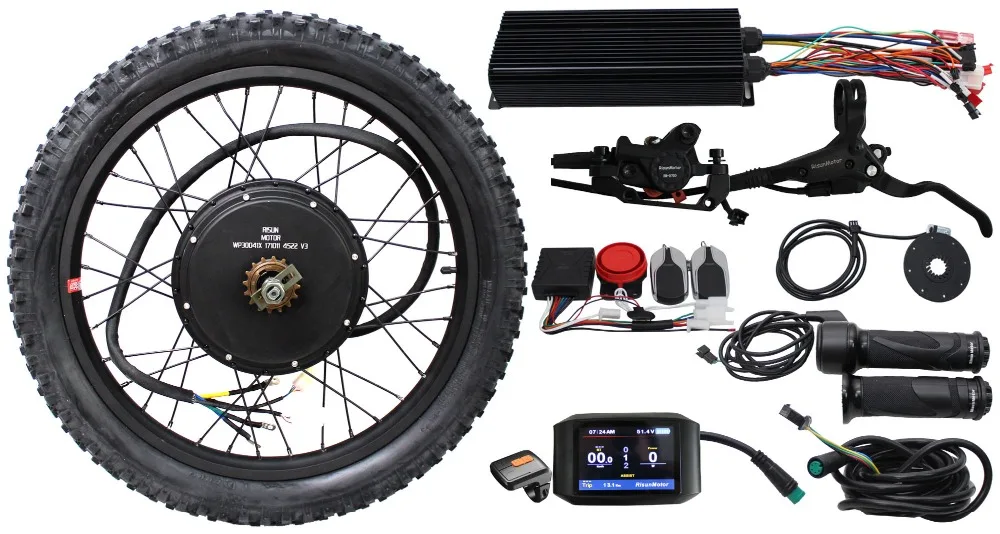 ConhisMotor Free Shipping 48V 60V 72V 2000W Ebike Conversion Kits