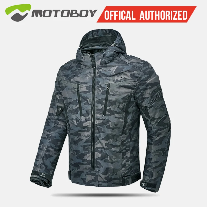 MOTOBOY зимняя мотоциклетная Джерси модная индивидуальная камуфляжная куртка водонепроницаемая теплая небьющаяся мотоциклетная одежда мужская